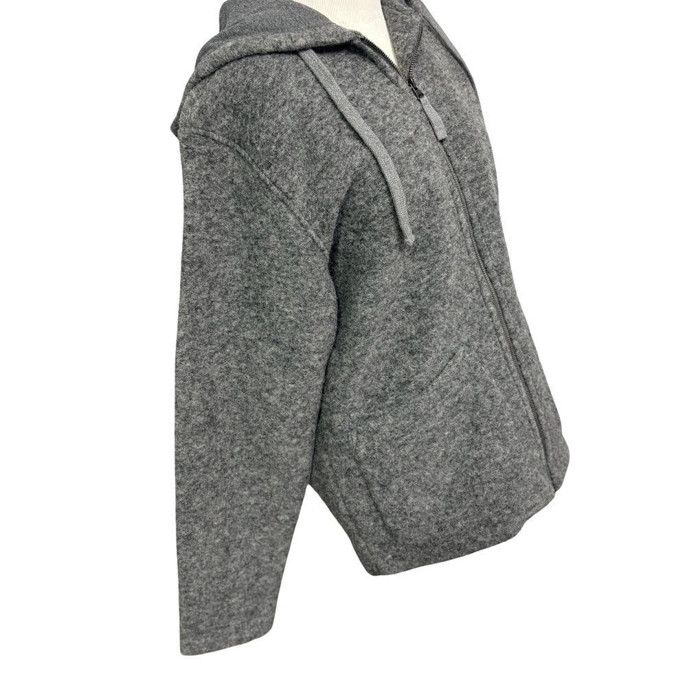 Hartford Hooded Zip Up Jacket Wool Blend Sweater — Size M - Picture 3 of 5